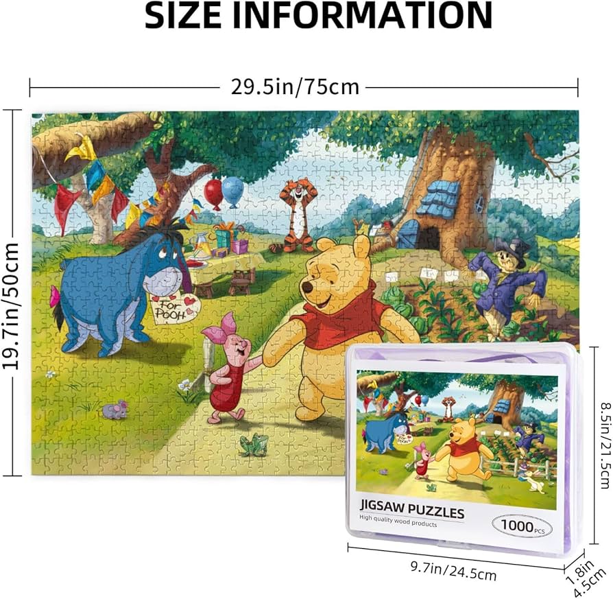 Amazon.co.jp: 1000ピース ジグソーパズル くまのプーさん パズル Amazon.co.jp: 1000ピース ジグソーパズル くまのプーさん パズル